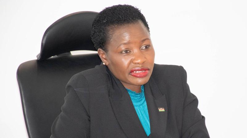 File image of Principal Secretary Susan Mang'eni