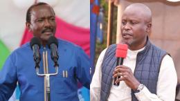 File image of Wiper leader Kalonzo Musyoka and EALA MP Kanini Kega