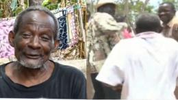 File image of Lengo Karissa and Raila Odinga's whipping