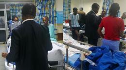 File image of Senator Okiya Omtatah at the Kenyatta National Hospital