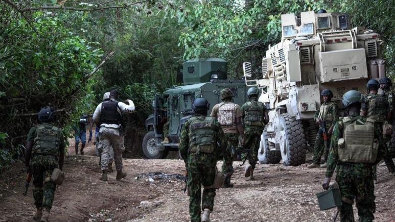 File image of Gang Suppression Force (GSF) officers