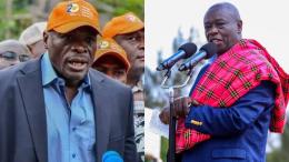 File image of ODM Kisumu Vice Chairperson Seth Kanga and former Deputy President Rigathi Gachagua