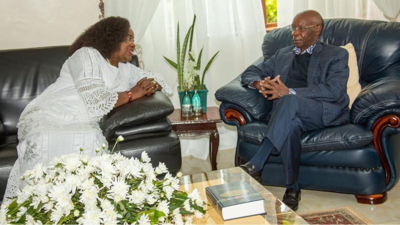 File image of Mama Ida Odinga and SK Macharia