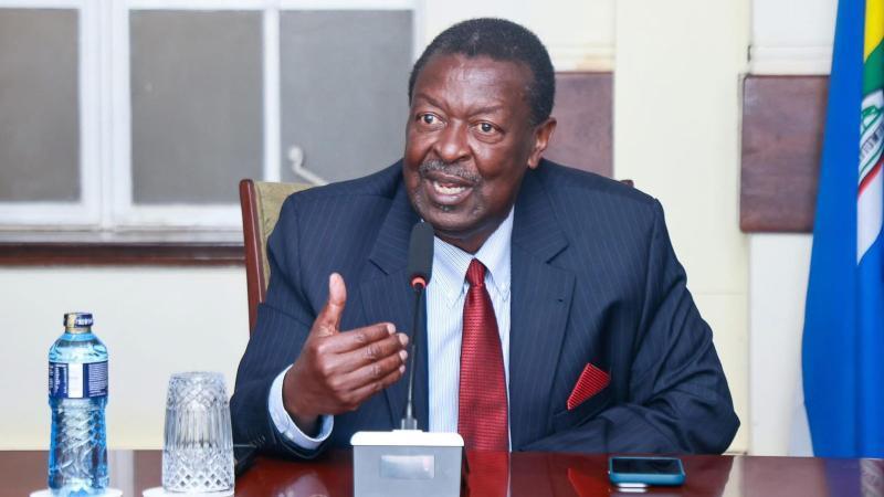 File image of Prime Cabinet Secretary Musalia Mudavadi