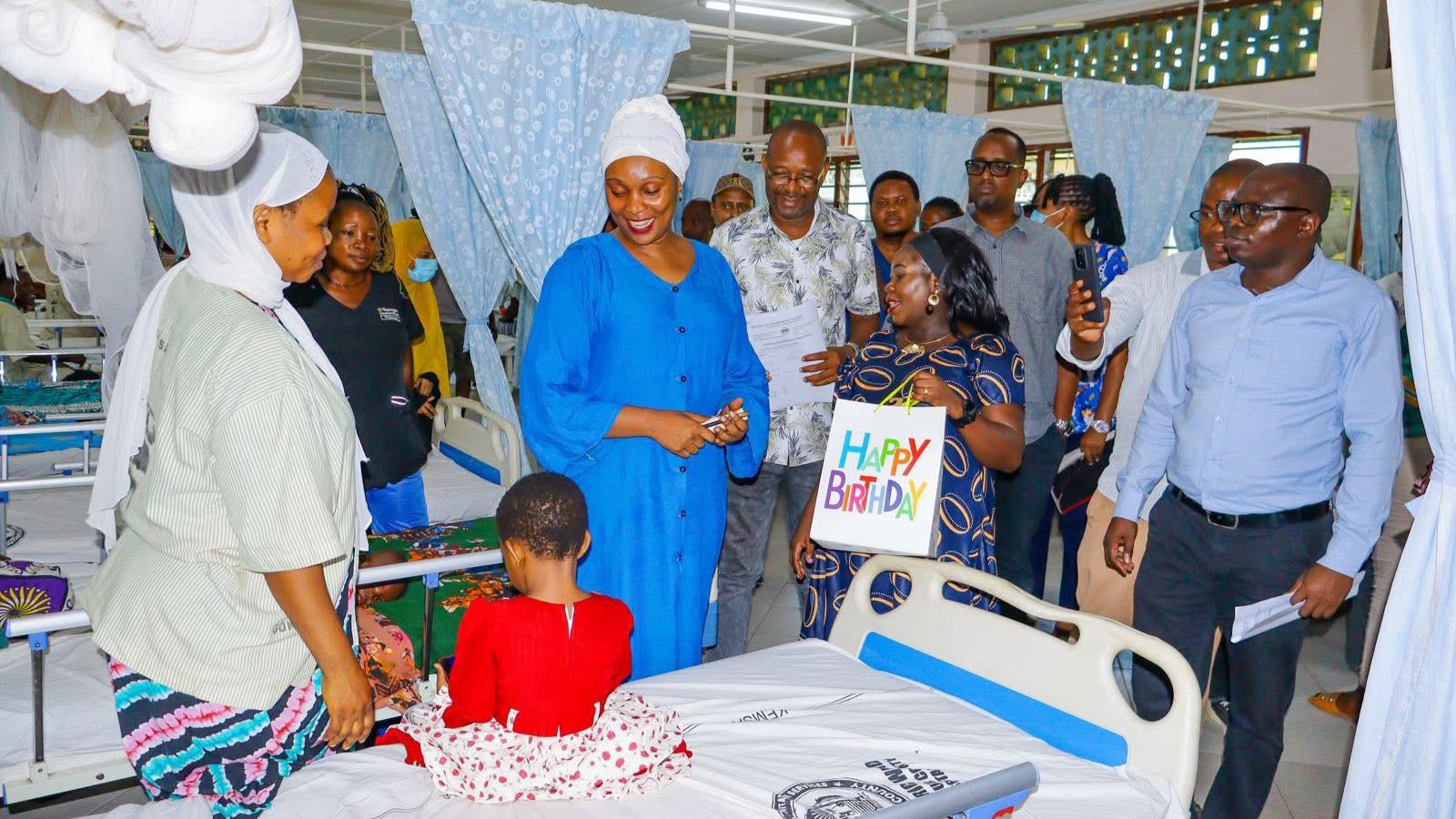 File image of Malindi MP Amina Mnyazi at the Malindi General Hospital