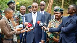 File image of EACC CEO Abdi Mohamud and Kenya Forest Service officials