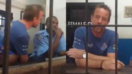 File image of the Dutch national identified as Elwin Ter Horst who was seen scolding a police officer.