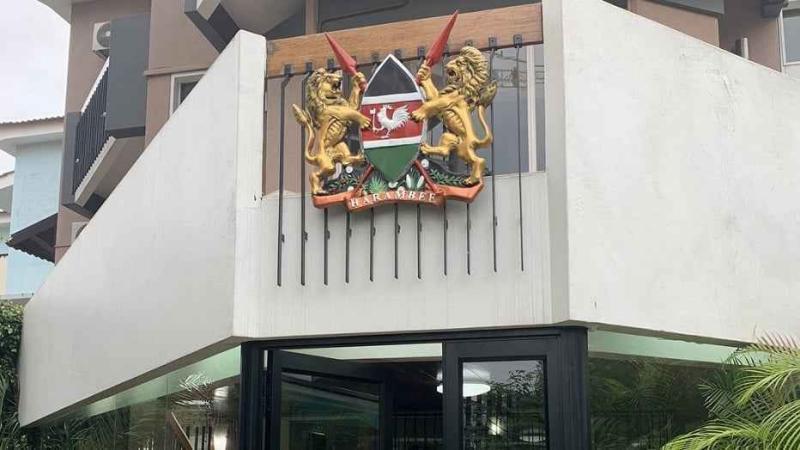 File image of the Kenya High Commission in Maputo, Mozambique
