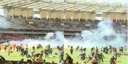 Teargas lobbed at Kasarani Stadium on Thursday, October 16, 2025.