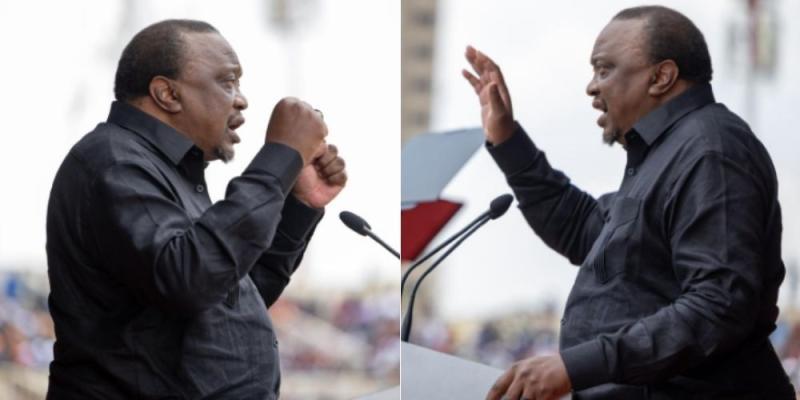 Former President Uhuru Kenyatta.