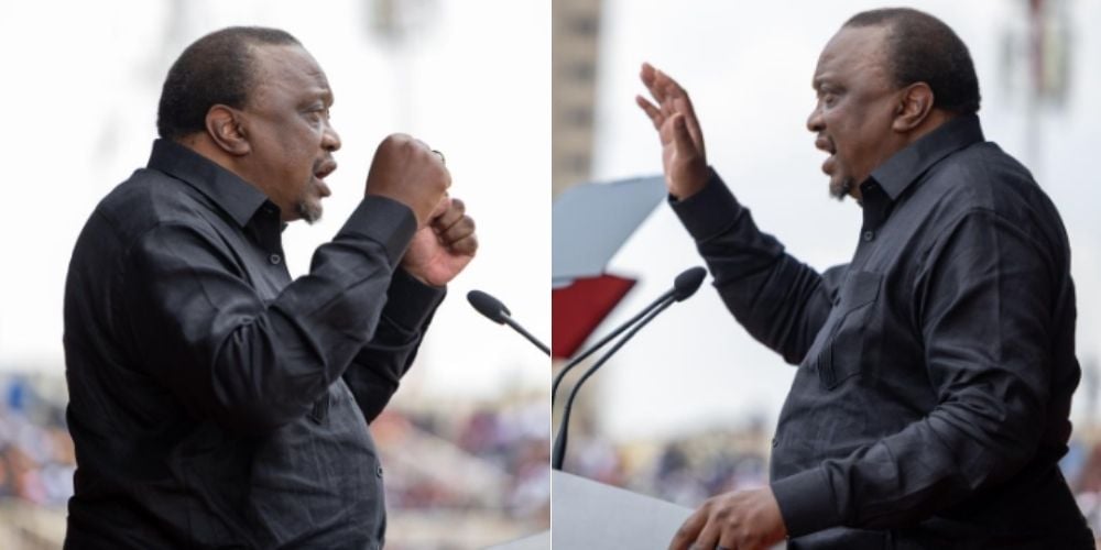 Former President Uhuru Kenyatta.