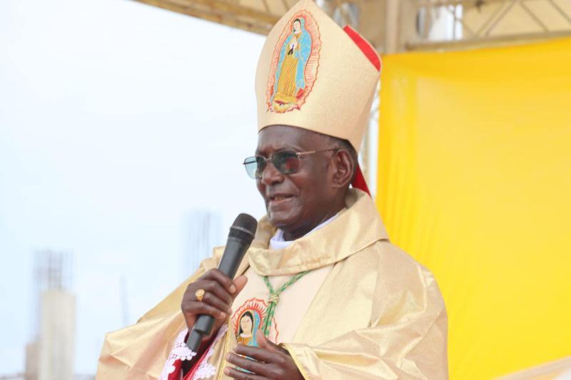 File image of the late Bishop Philip Sulumeti.