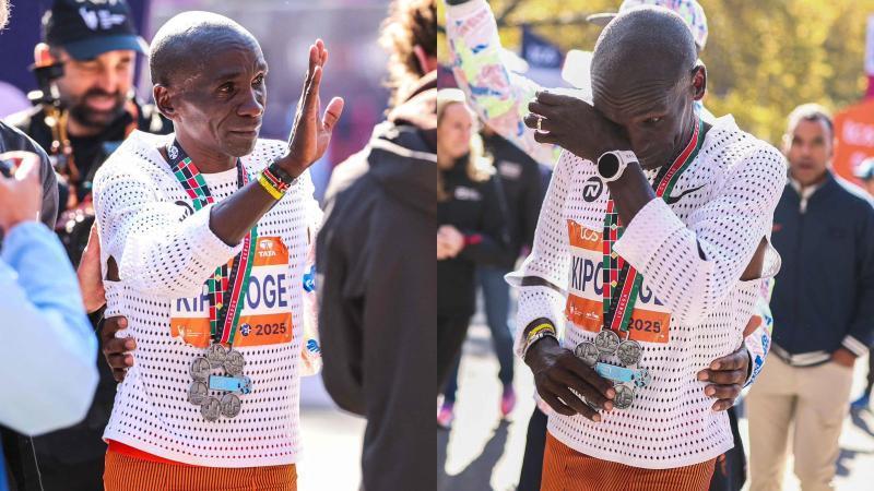 File image of Eliud Kipchoge at the New York City Marathon