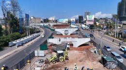 File image of construction works on Ngong Road