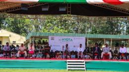 File image of President William Ruto during the launch of the NYOTA Project in Kakamega County
