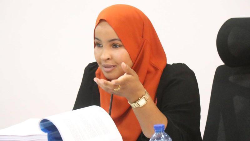 File image of the Public Accounts Committee Vice Chairperson and Garissa Woman Rep Amina Siyad