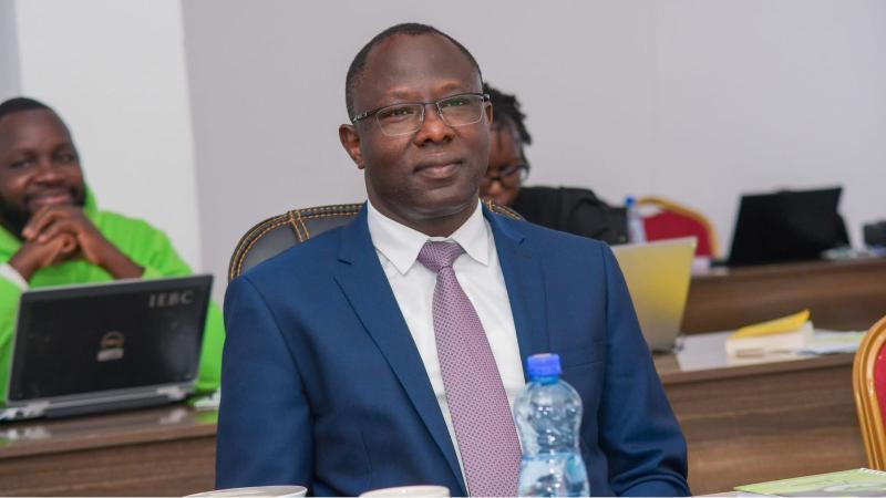 File image of IEBC Chair Erastus Edung Ethekon