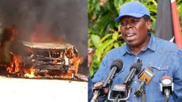 File image of Eugene Wamalwa and his vehicle
