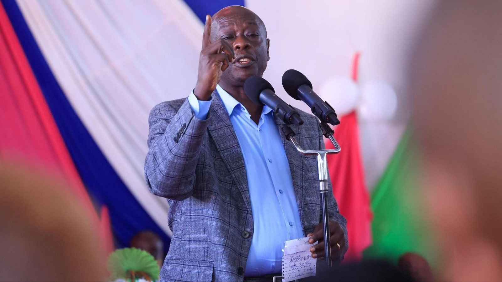 File image of former DP Rigathi Gachagua.