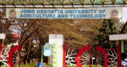 A file image of the entrance to JKUAT.