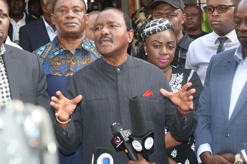 File image of Wiper leader Kalonzo Musyoka.