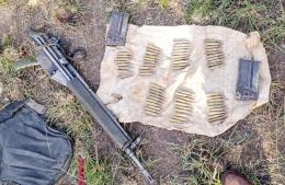File image of the recovered G3 riffle in Kiambu County.