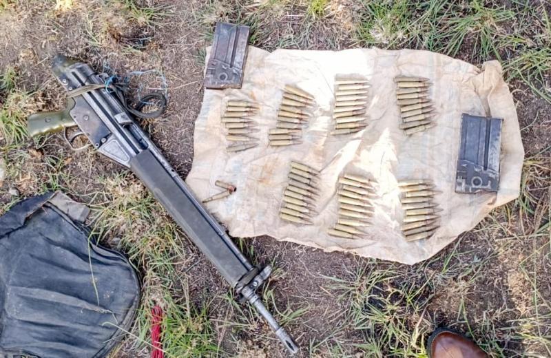 File image of the recovered G3 riffle in Kiambu County.