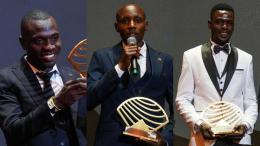 File image of Emmanuel Wanyonyi, Sabastian Sawe and Edmund Serem