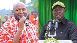 File image of Stephen Letoo and former Deputy President Rigathi Gachagua