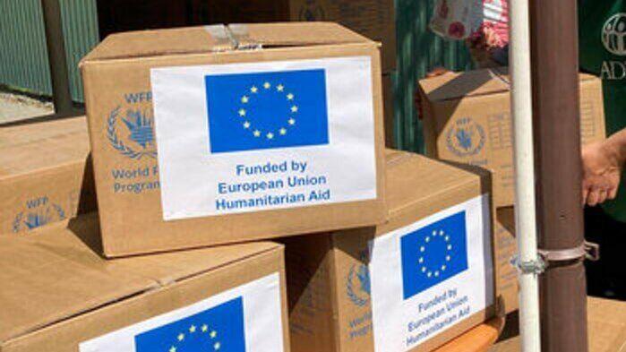 File image of the European Union humanitarian aid