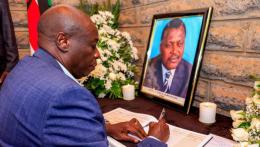 File image of Rigathi Gachagua at Cyrus Jirongo's home