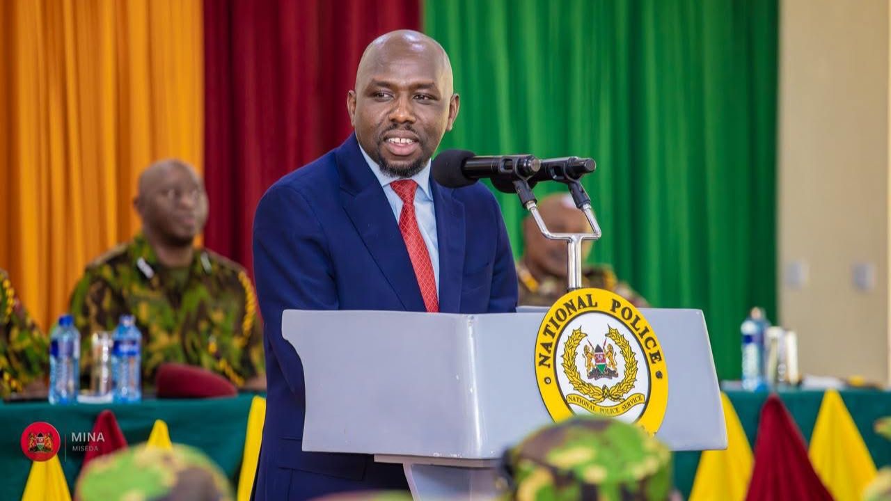 File image of Interior Cabinet Secretary Kipchumba Murkomen