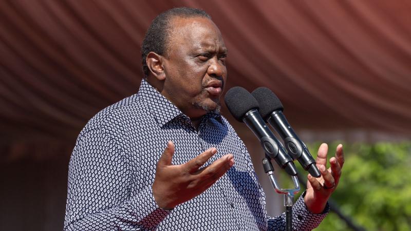 File image of former President Uhuru Kenyatta