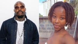 File image of Nigerian rapper Asake and the victim Karen Lojore