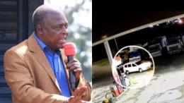 File image of Cyrus Jirongo and the Toyota Probox