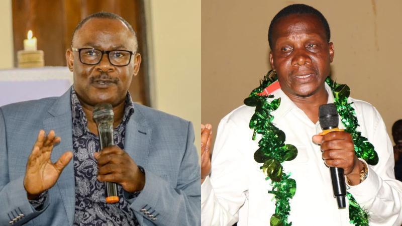 File image of Westlands MP Tim Wanyonyi and FORD Kenya Secretary General John Chikati