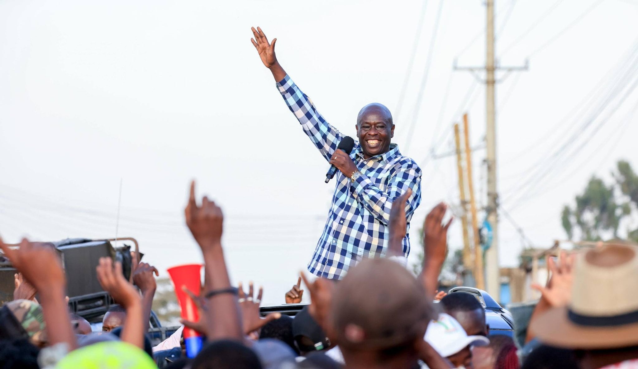 File image of Rigathi Gachagua.