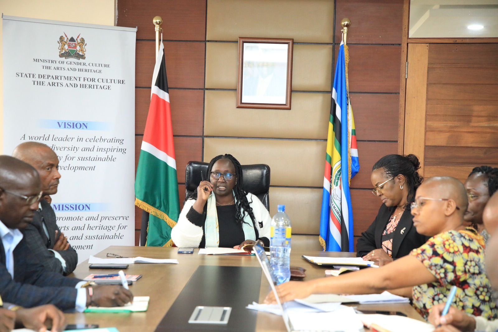 File image of Gender Cabinet Secretary Hanna Cheptumo.