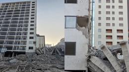File image of the collapsed building