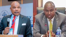 File image of Makau Mutua and Suna East MP Junet Mohamed
