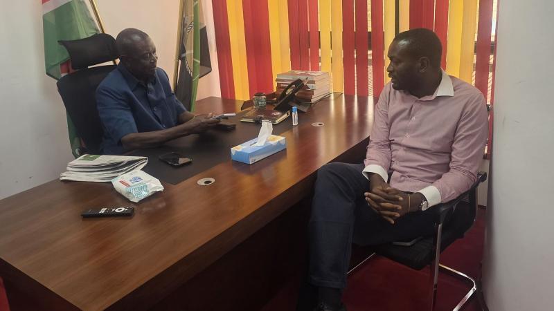 File image of Oburu Oginga and Edwin Sifuna
