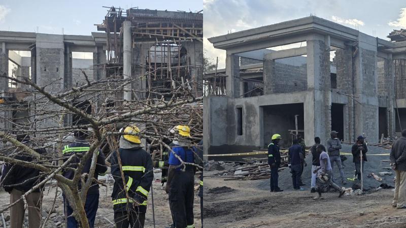 File image of the collapsed building