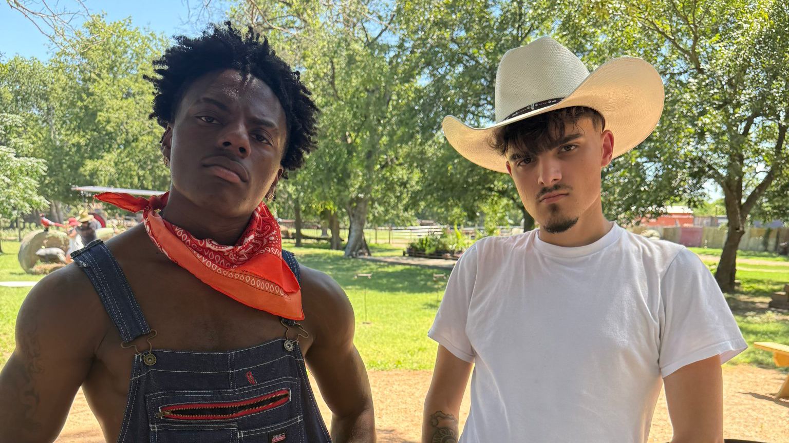 File image of IShowSpeed and Samuel Slipz