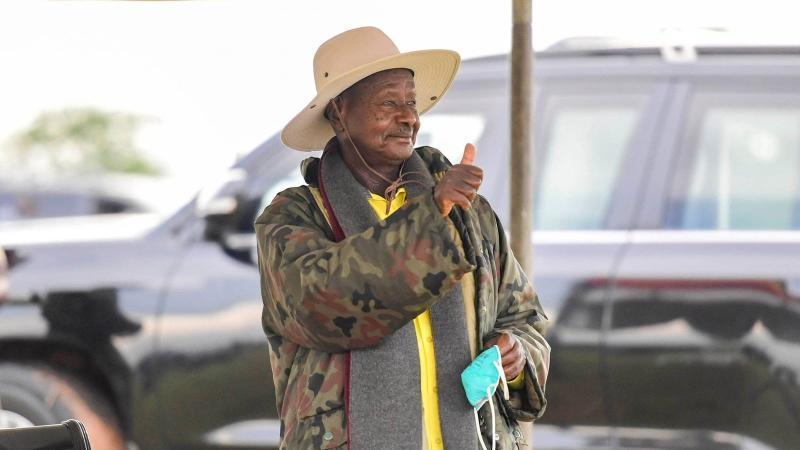 File image of Ugandan President Yoweri Museveni