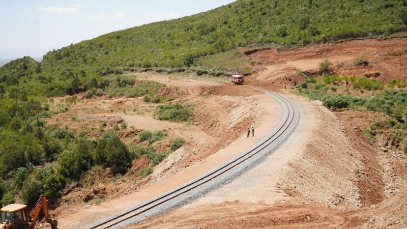 File image of the Uplands-Kijabe-Longonot railway corridor