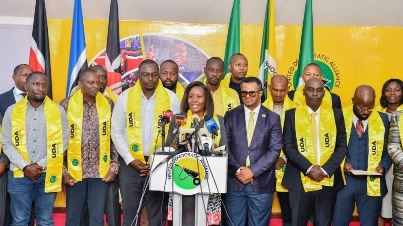 File image of the UDA Party leadership