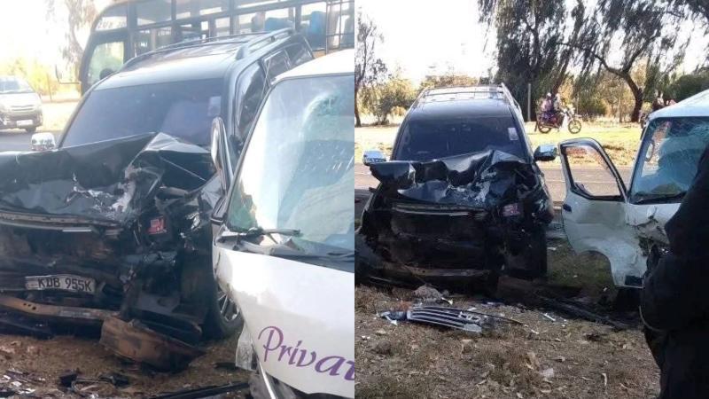 File image of MP Mugambi Rindikiri's vehicle after the accident