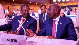 File image of Prime Cabinet Secretary Musalia Mudavadi and President William Ruto