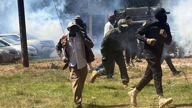 File image of scenes in Othaya on Sunday morning