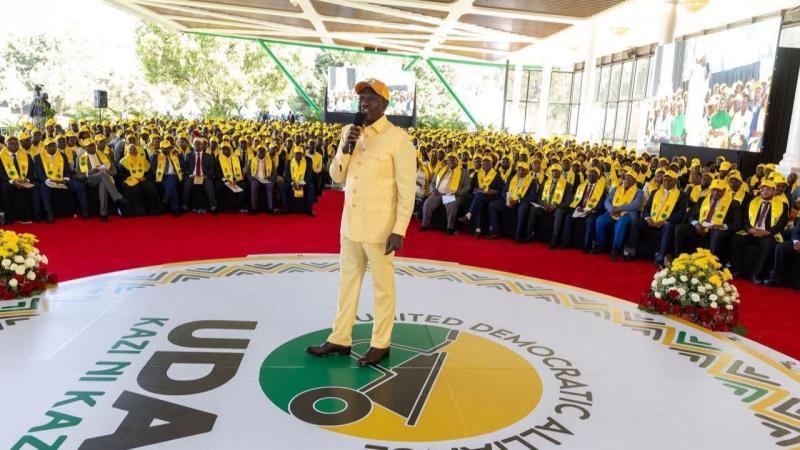 File image of President William Ruto during the meeting